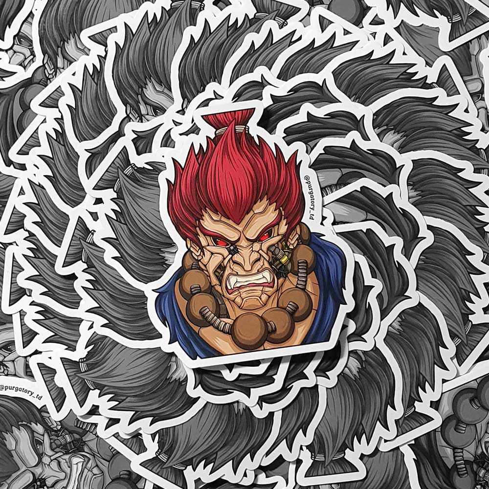 Akuma Street Fighter 4 Decal