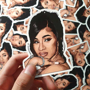 CARDI B STICKER