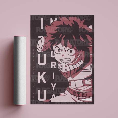 DEKU MINIMAL EDITION PRINT