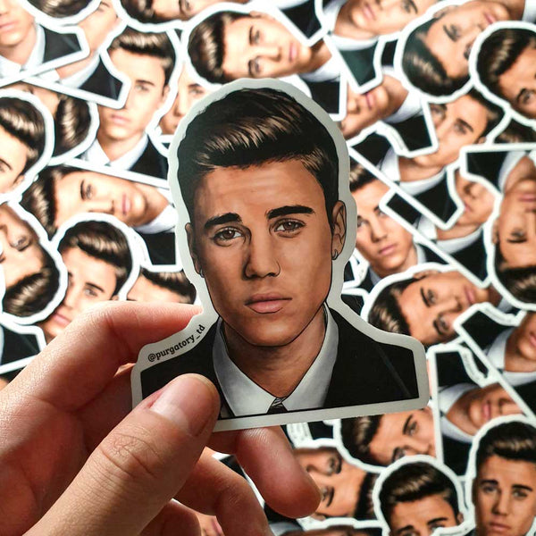 JUSTIN BIEBER STICKER