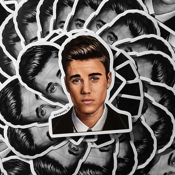 JUSTIN BIEBER STICKER