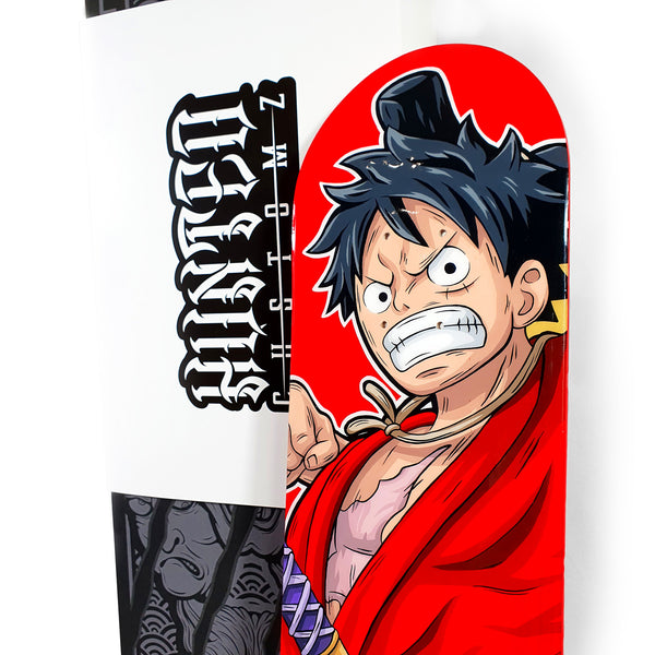 MONKEY D. LUFFY HAND-PAINTED SKATEBOARD DECK (commissioned).