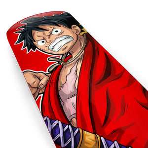 MONKEY D. LUFFY HAND-PAINTED SKATEBOARD DECK (commissioned).