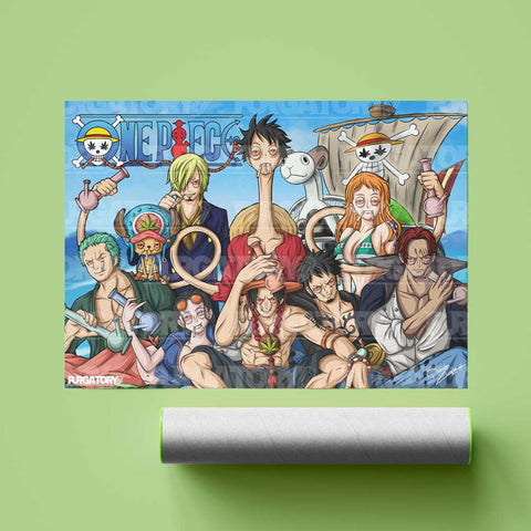 THE ONE PIECE GROUP SESH PRINT