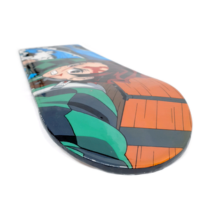 TANJIRO KAMADO HAND-PAINTED SKATEBOARD DECK.