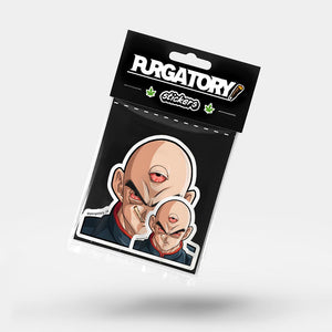 BAKED THREE-EYED BALDY STICKER